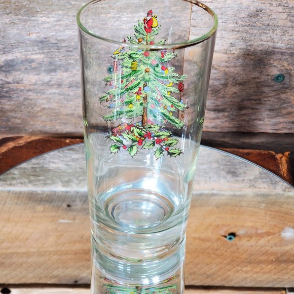 Spode Glass Company Christmas Tree 10 oz Tumbler - Picture 3 of 5